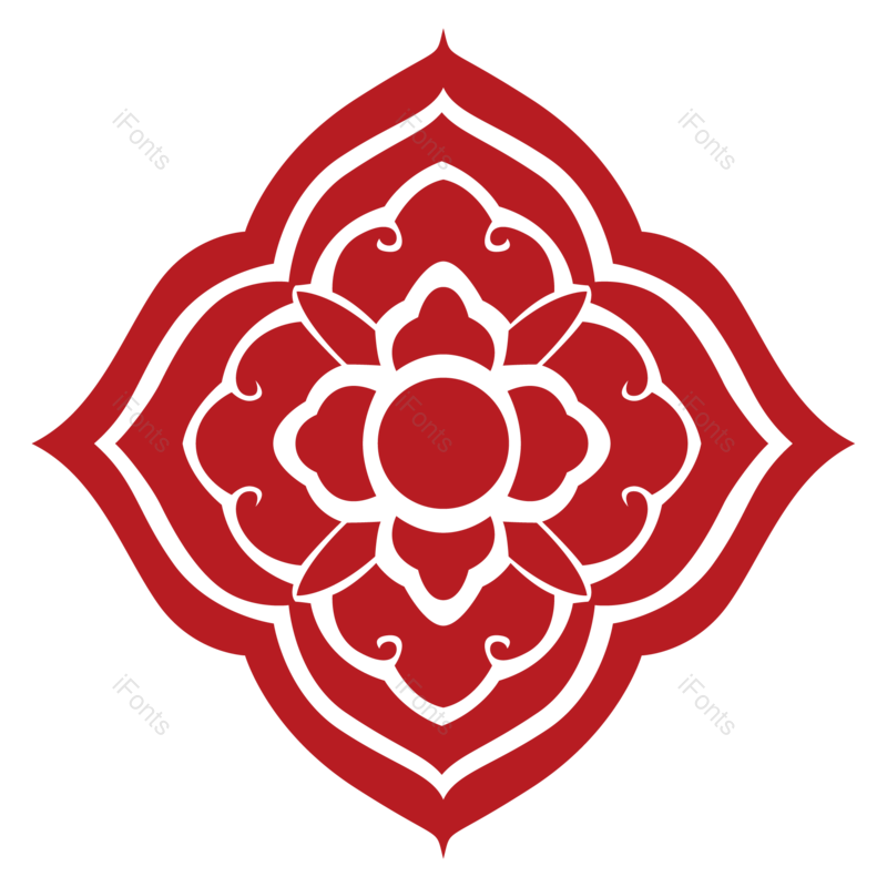 新年窗花图片,剪纸花纹元素,传统PNG,中式图案免抠素材